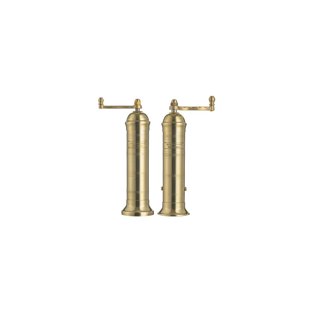Brass Salt & Pepper Mill Set ODORNE